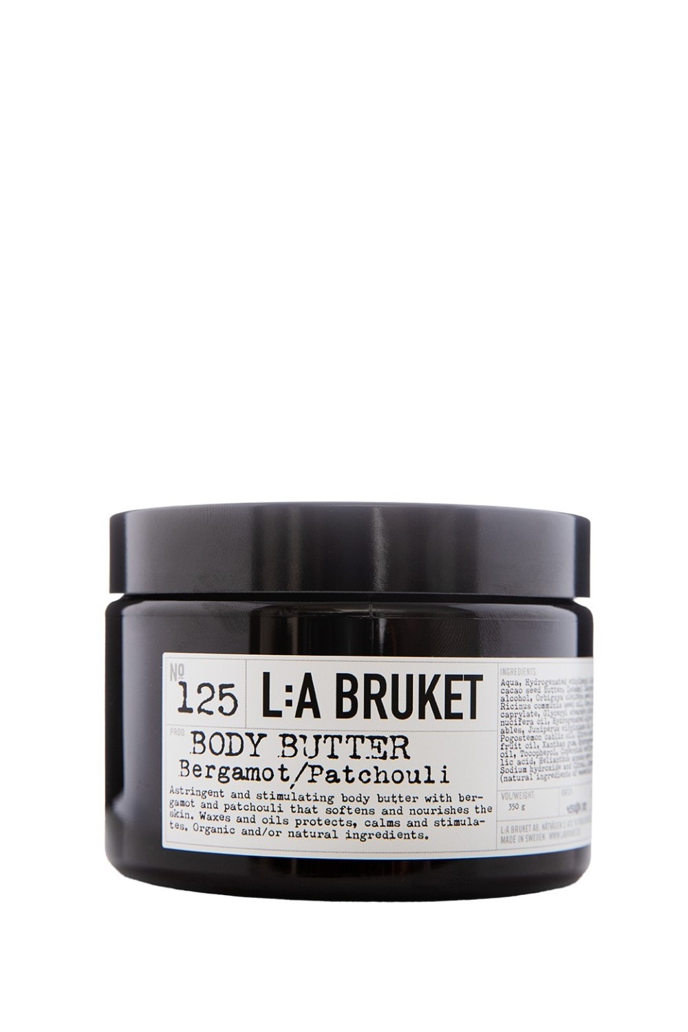 L:A BRUKET No.125 Body Butter Bergamot/Patchouli
