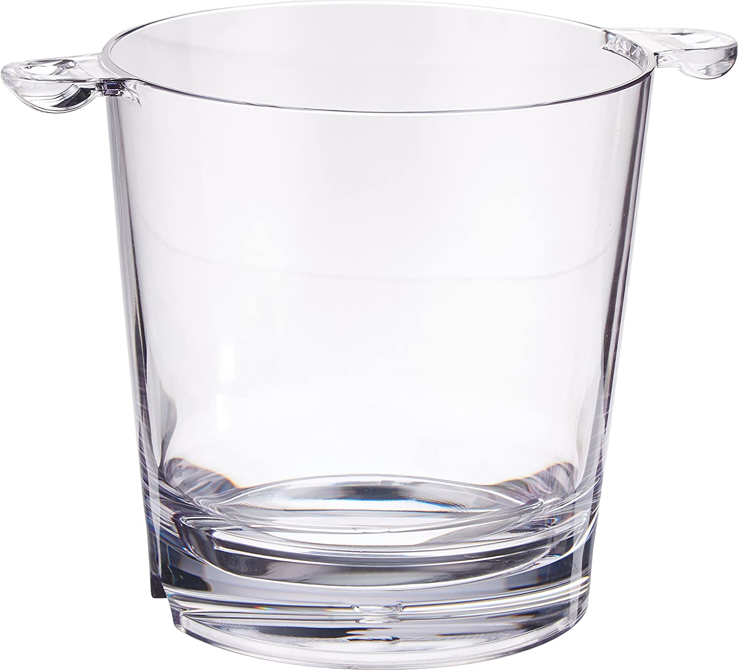 \'Flow 56260 Bowl Shell Unbreakable Polycarbonate Ice Bucket Clear Pack of 3)