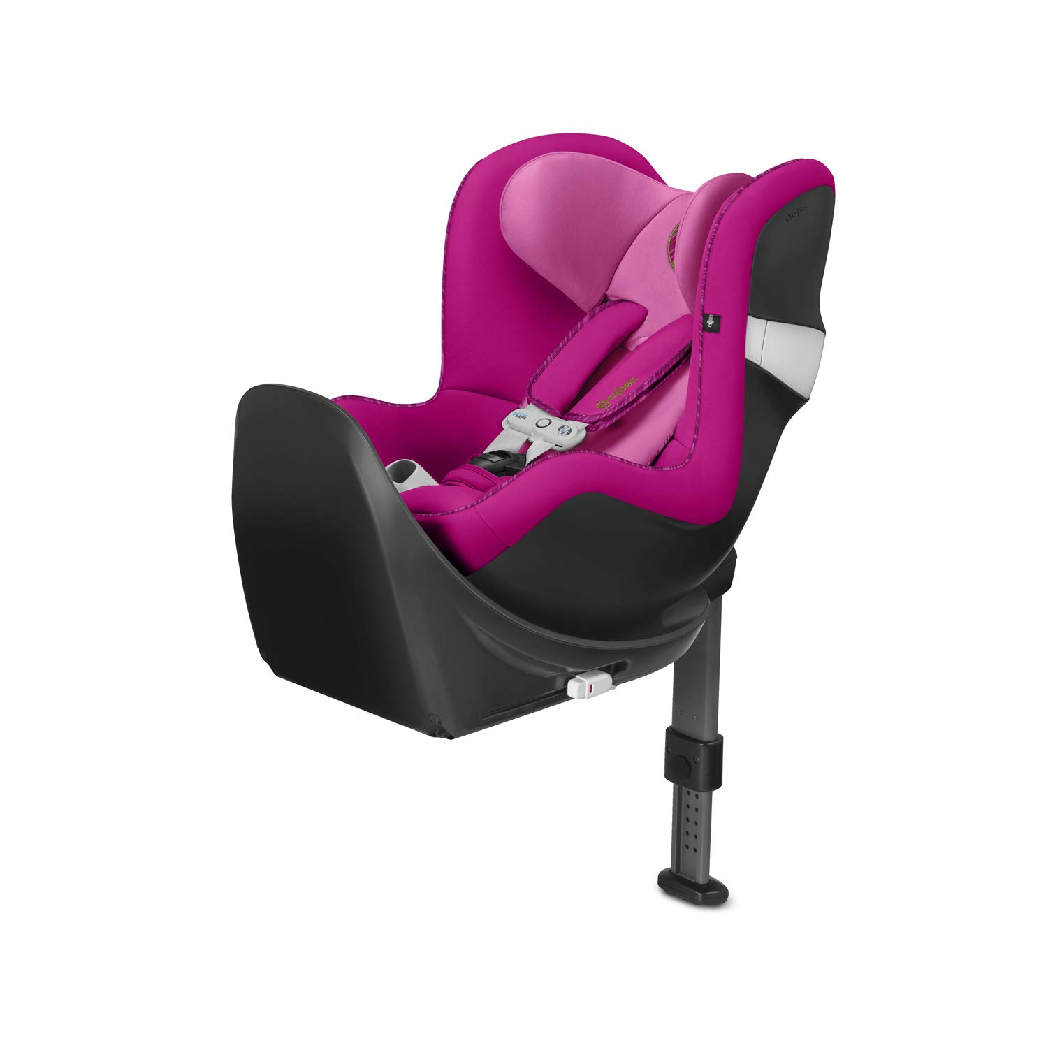 CYBEX Gold Sirona M2 i-Size, Incl. SensorSafe, From Birth to Approx. 4 years, from 45 cm to approx. 105 cm (max. 19 kg), Incl. Base M, Fancy Pink