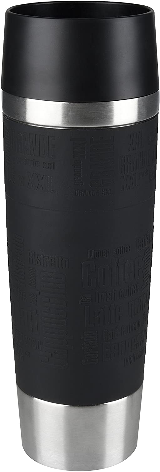 Tefal Grande Thermal Mug Stainless Steel Black 8 x 8 x 24 cm