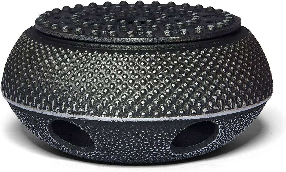 myteapot Maoci Arare 2021 Cast Iron Teapot Warmer Black / Silver
