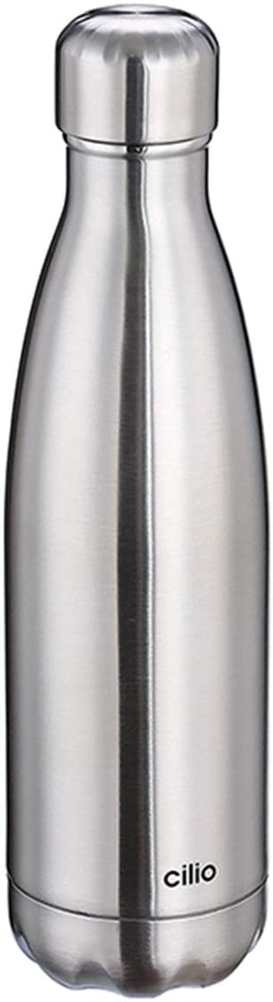 Cilio Elegant insulated flask, stainless steel, red, one size