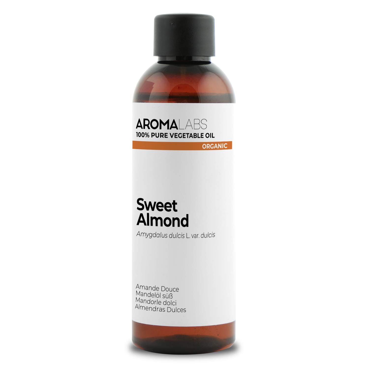 Aroma Labs - Sweet Almond Oil - Organic Plant Oil - Native and AB Certified - 100 ml