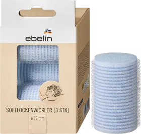 ebelin Soft curlers 36mm, 3 pcs