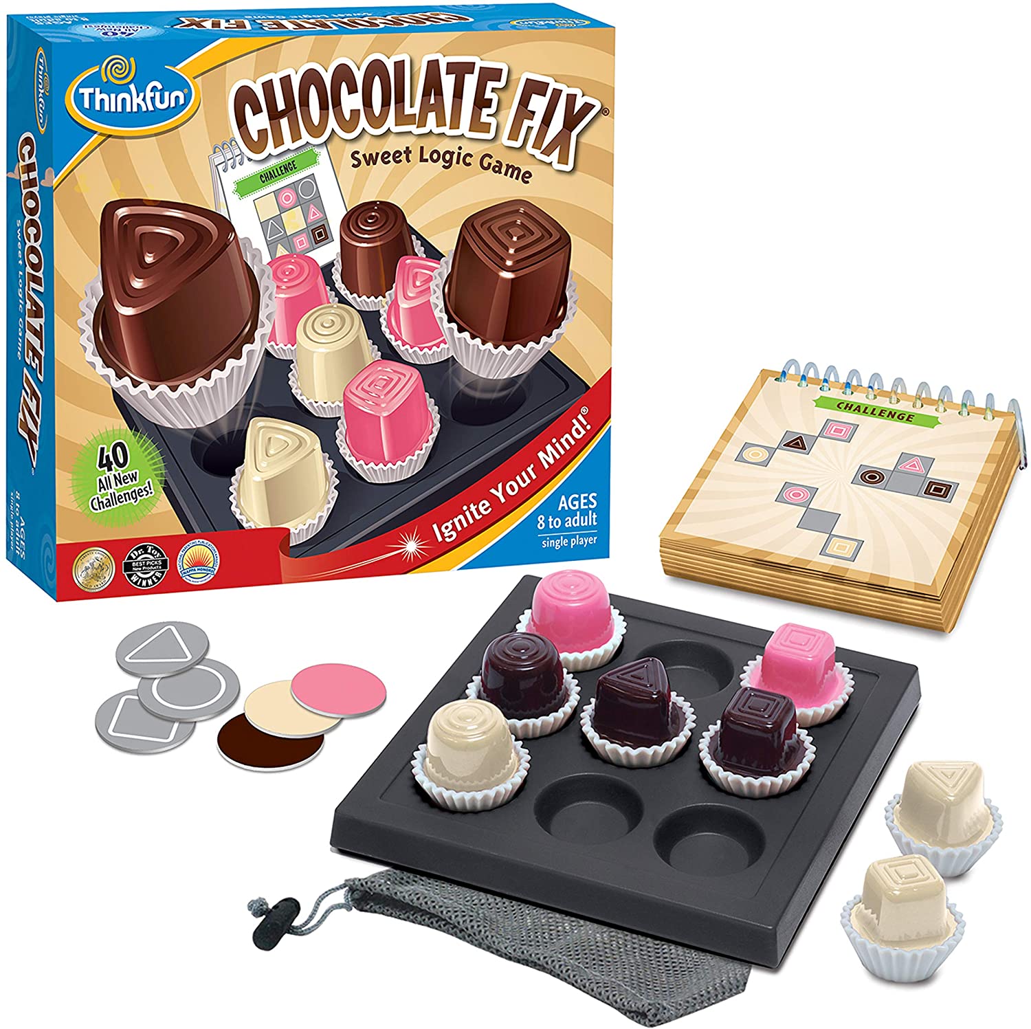 Think Fun Chocolate Fix Game Of Skill (Ravensburger 76330)