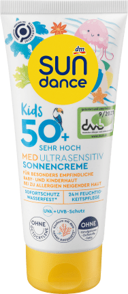 SUNDANCE Sun cream MED Ultra Sensitive Kids SPF 50+, 100 ml