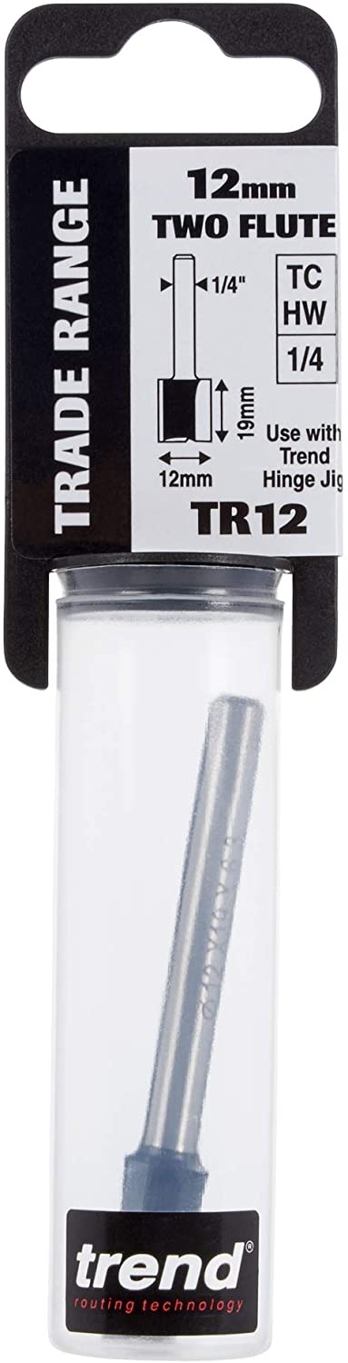 Trend  Tr1214 Tc Mortice Cutter 12.0Mm