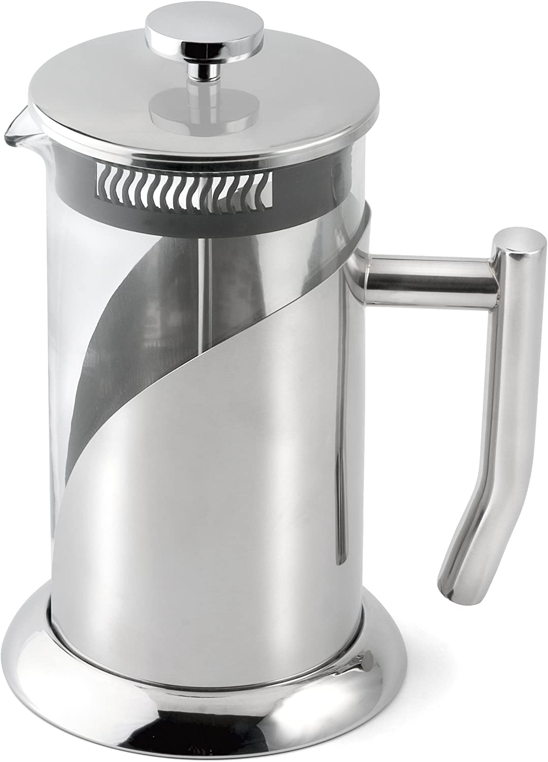 Weis 18180 Cafetiere Large 800 ml Glass / Stainless Steel
