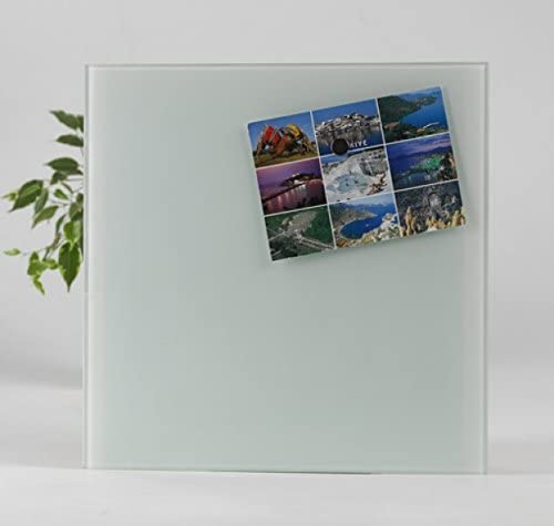 Glass Magnetic Board in 3 Colours, 35 x 35 cm