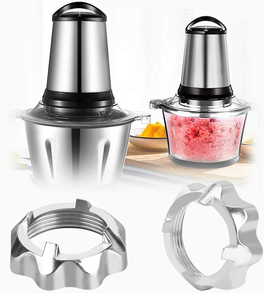 LZKW Stainless Steel Grinding Nut Wear-resistant Meat Grinder Parts for Electric Meat Mincer Homes