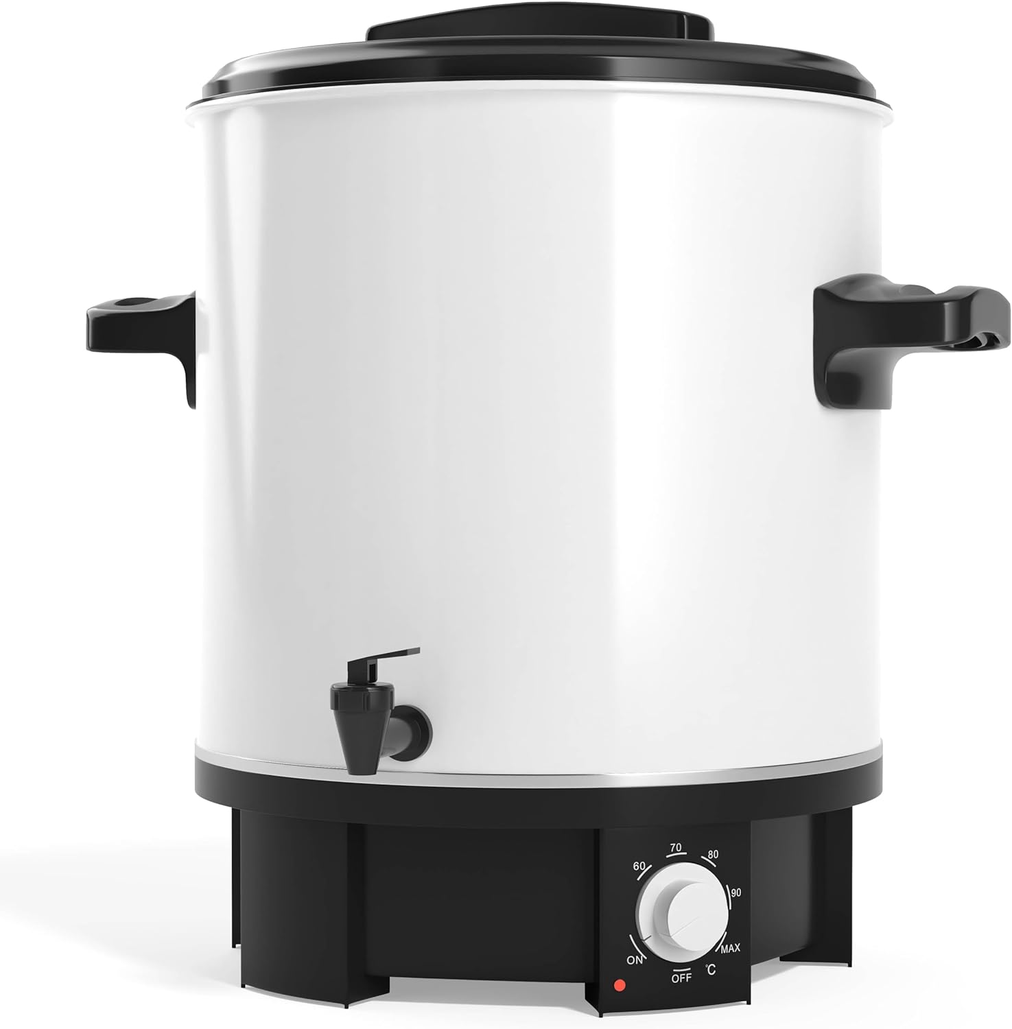 Preserving Machine 27 Litres 1800 Watt with Tap in White - Ideal as a Preserving Pot, Preserving Pot & Mulled Wine Cooker - GEAMELD DESIGN for Coffee, Tea, Punch & Soups