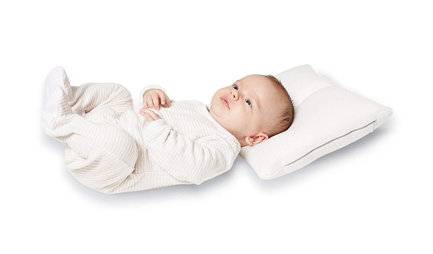 Träumeland A000063 Set Carefor Maxi + Wedge Pillow Visco + Cuddly Nest Cappuccino Polka Dot Multi-Coloured