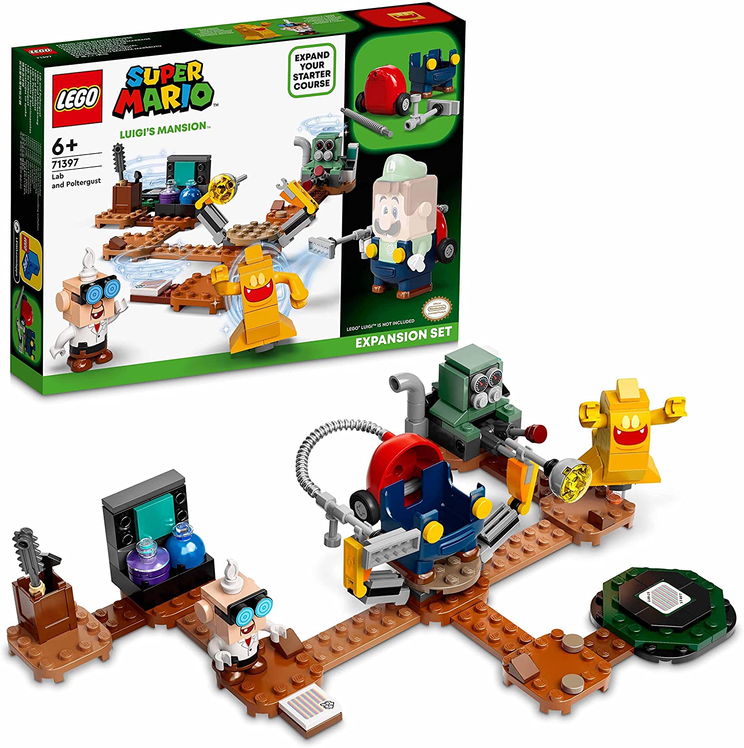 LEGO 71397 Super Mario Luigi’s Mansion: Labor und Schreckweg – Erweiterungs