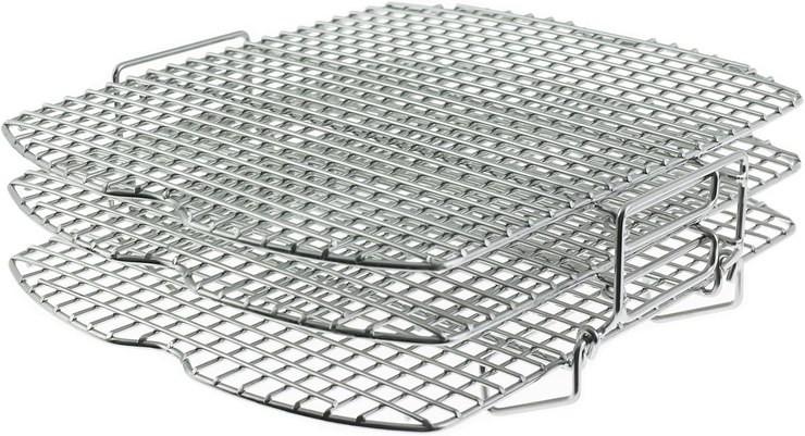 Ninja Official Dehydrate Rack, 3-Tier Wire Stand [4138J301UKE] Compatible with Ninja Foodi Air Grill, AG301EU, Silver