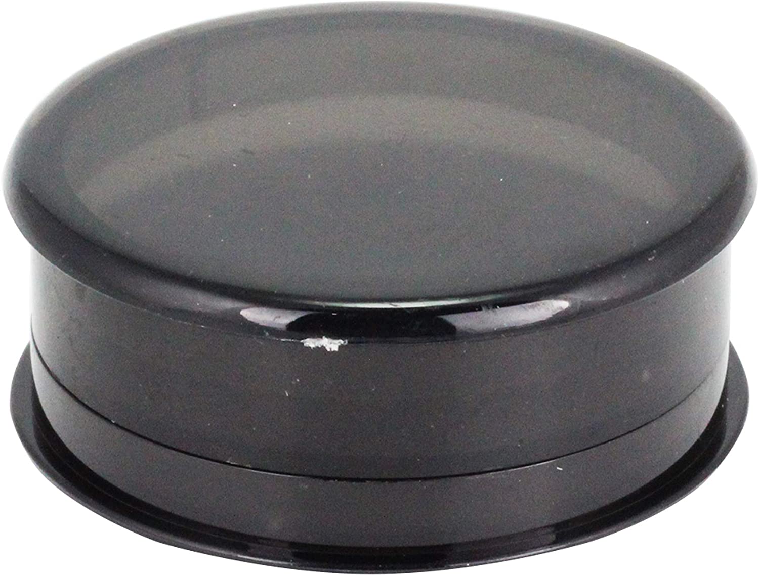 Spliff 1 x grinder plastic 60 mm for tobacco and herb three parts including storage Choose your favourite colour (black)