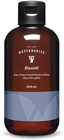 Retterspitz Skin Oil Saver Set 2 x 200 ml Made from Pure Natural Oils without Paraffin. For Soft and Smooth Skin. Ideal for Skin Care During Pregnancy
