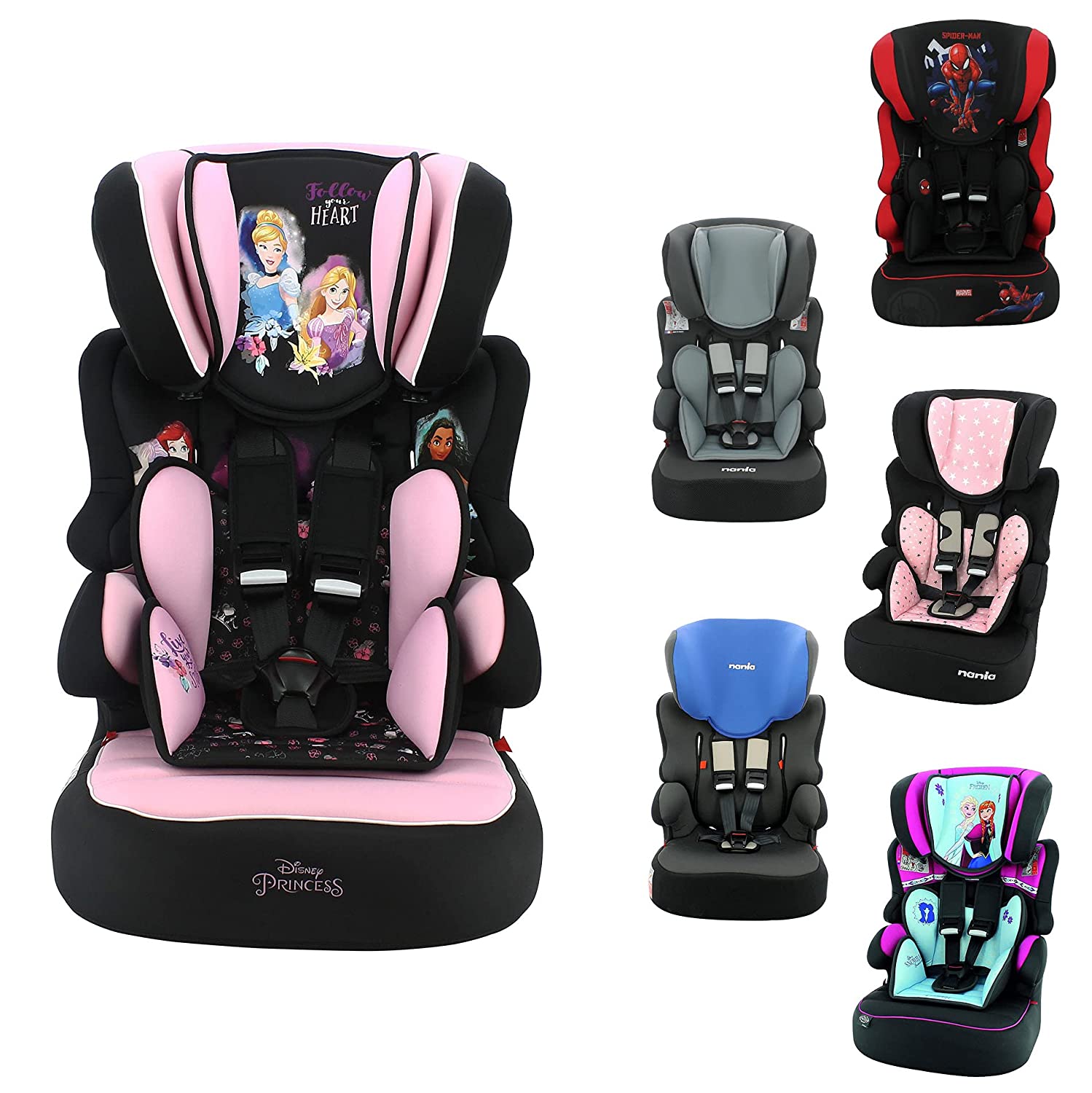 Nania Beline Group 1/2/3 (9-36 kg) Car Seat with Side Protection