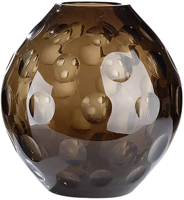 GILDE GLAS art Designer Vase Handmade Glass Height 36 cm