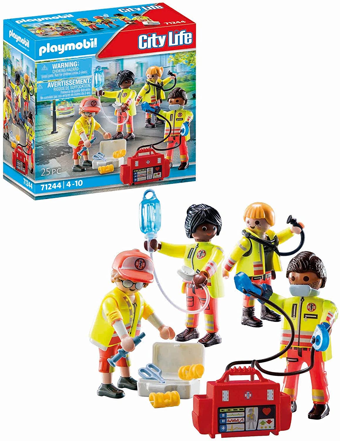 Playmobil City Life 71244 Rescue Team, Toy for Children from 4 years