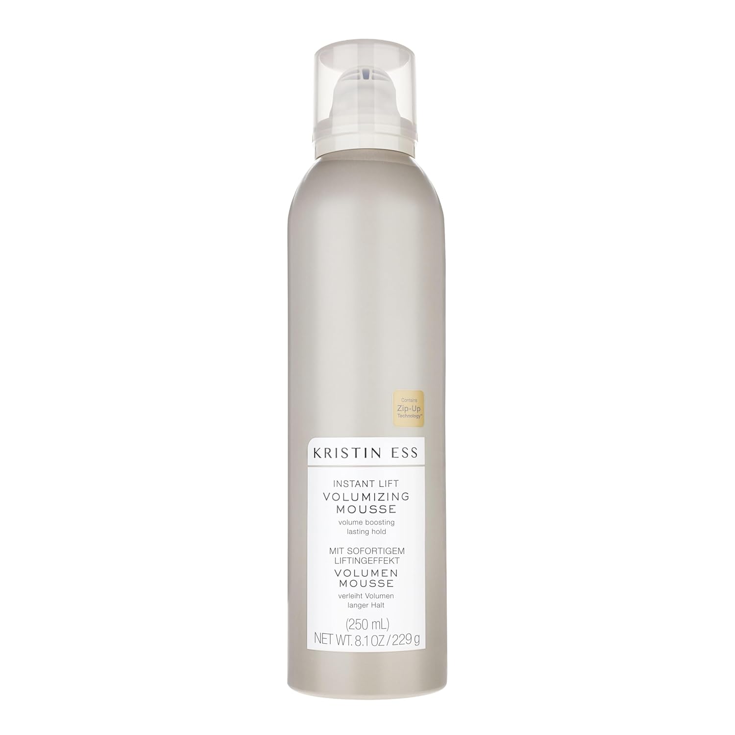 Kristin Ess Hair Volume Mousse Instant Lift Volumizing Mousse High-Quality Hair Care for Instant Volume, Lasting Hold without Gluing All Hair Types No Sulphates No Parabens 250 ml
