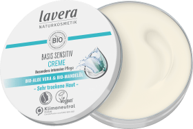 lavera Nourishing Cream Base Sensitive Organic Aloe Vera & Organic Almond oil, 150