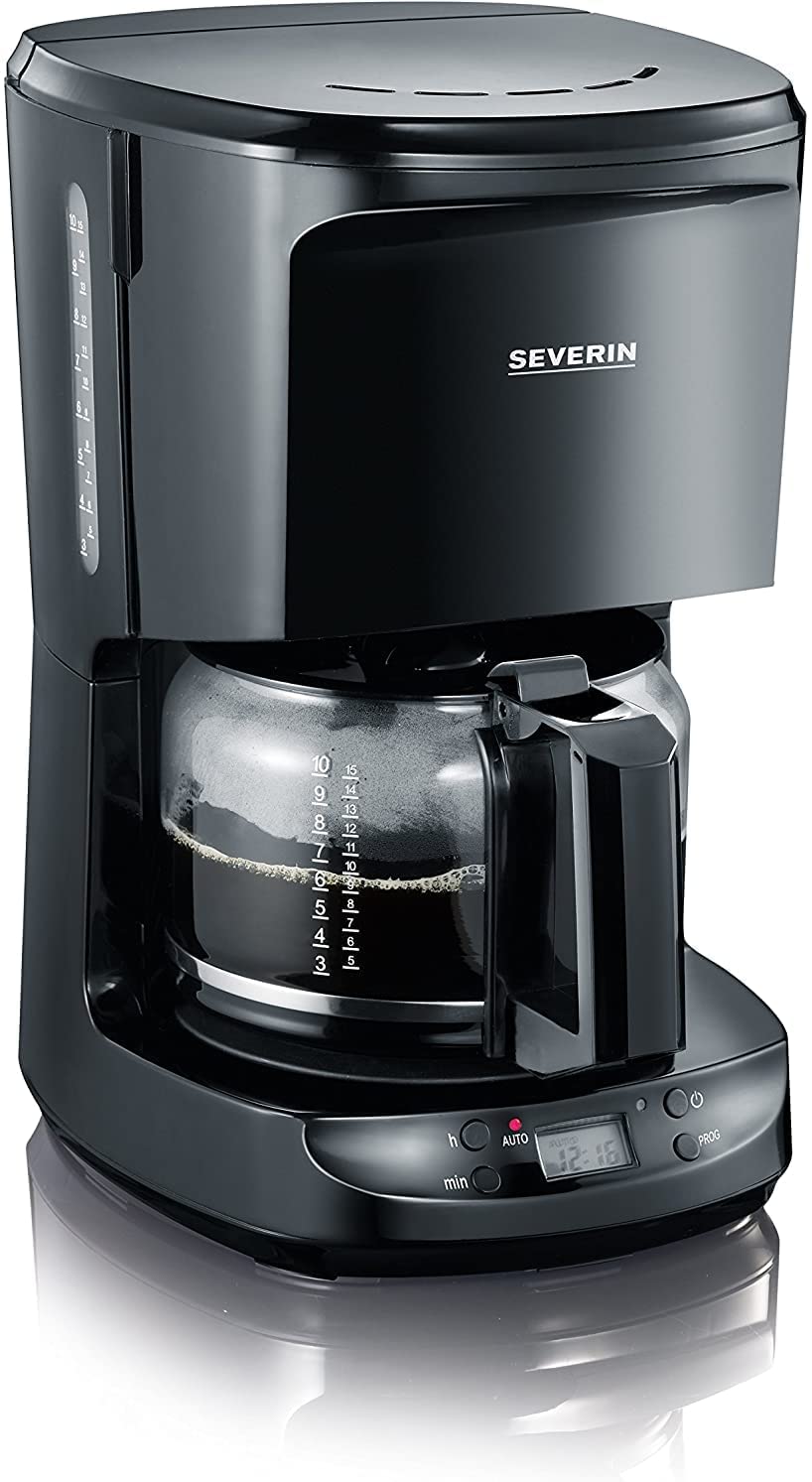 Severin KA 4182 Coffee Machine with Timer Start – Black