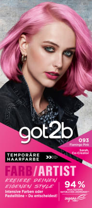 Hair Dye Color/Artist 093 Flamingo Pink, 1 pc