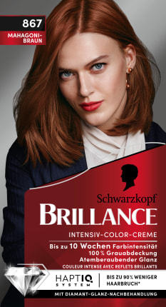 Schwarzkopf Brillance Hair color Mahogany Brown 867, 1 pc