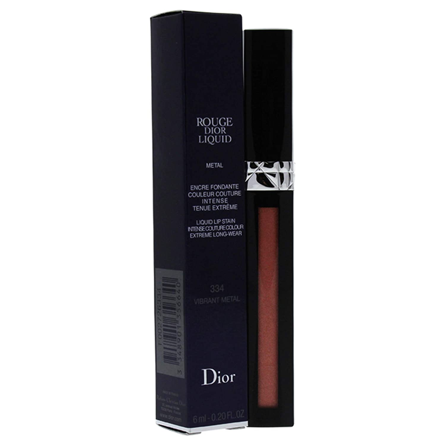 Dior Lip Lipstick Rouge Dior Liquid No. 334 vibrant Metal 6 ml