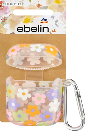 ebelin headphone case with floral print, 1 piece