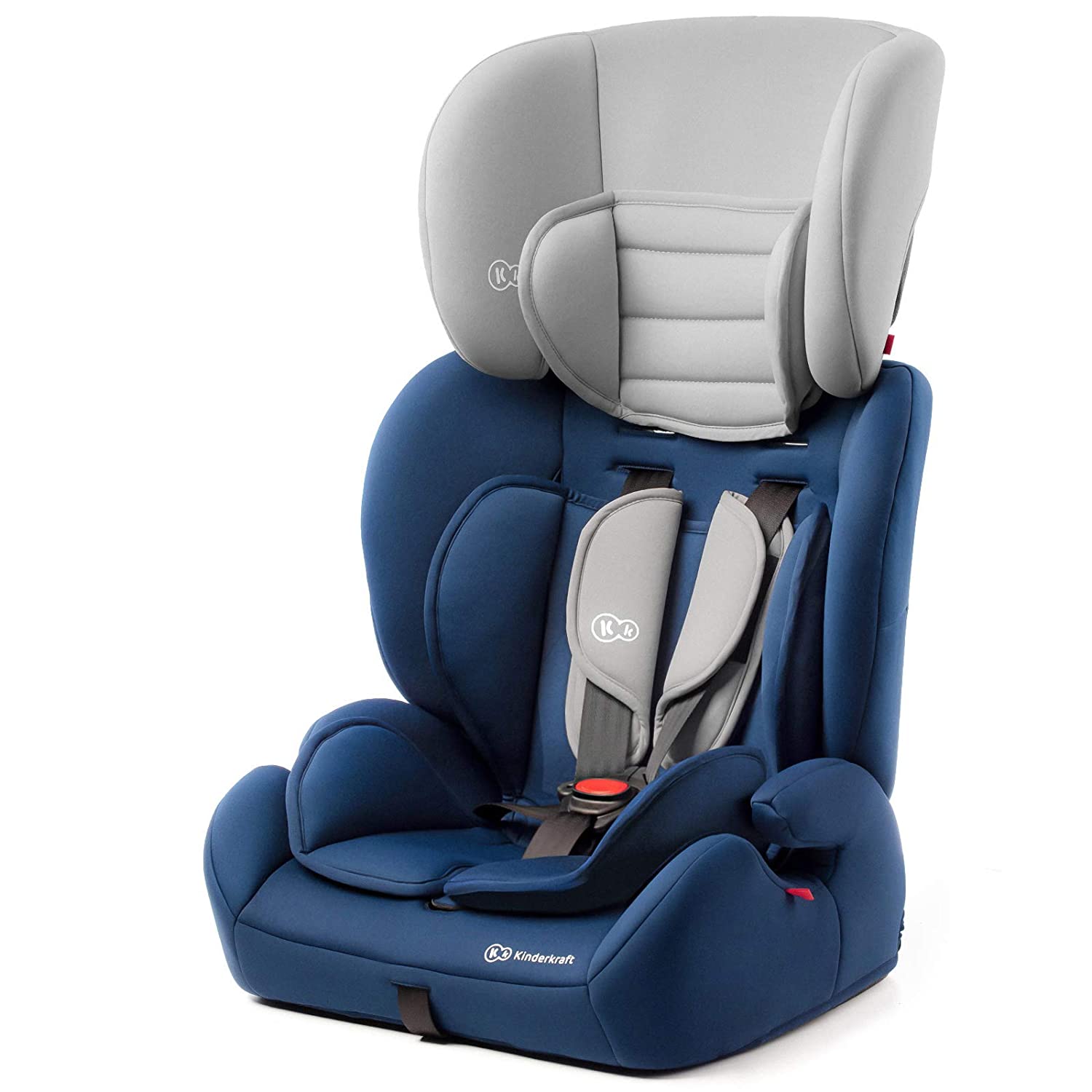 Kinderkraft Concept Child Car Seat Group 1/2/3 9-36 kg 5-Point Safety Belt Adjustable Headrest ECE R44/04 Blue
