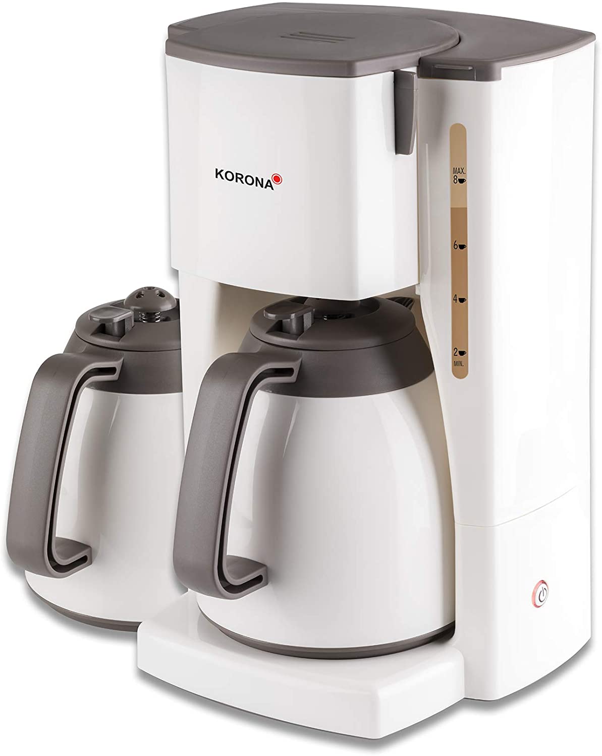 Korona 10310 Coffee Machine with Additional Thermal Jug - Filter Coffee Machine with Capacity for 8 Cups of Coffee