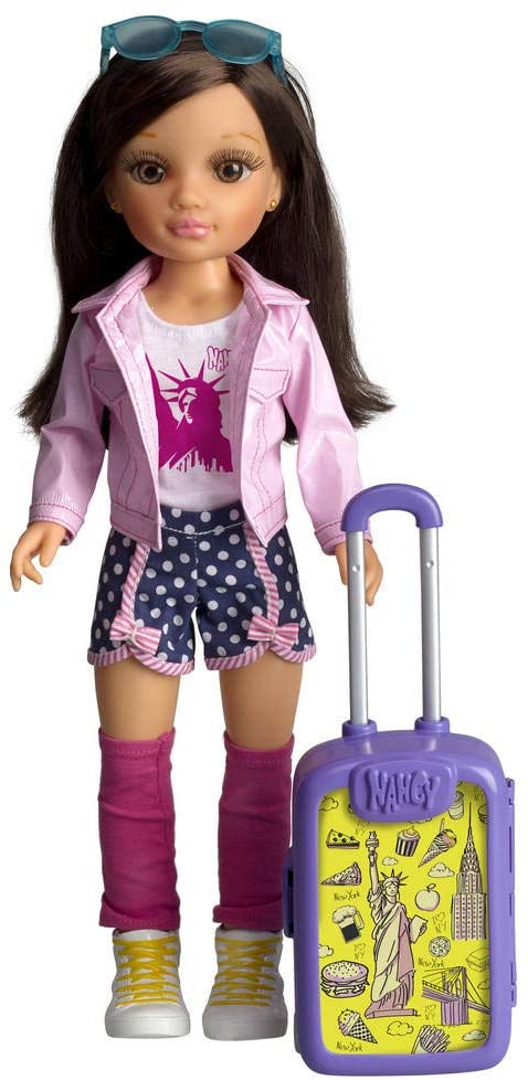 Famosa 700015340 Nancy Chic Travel A New York Doll With Case And Accessorie