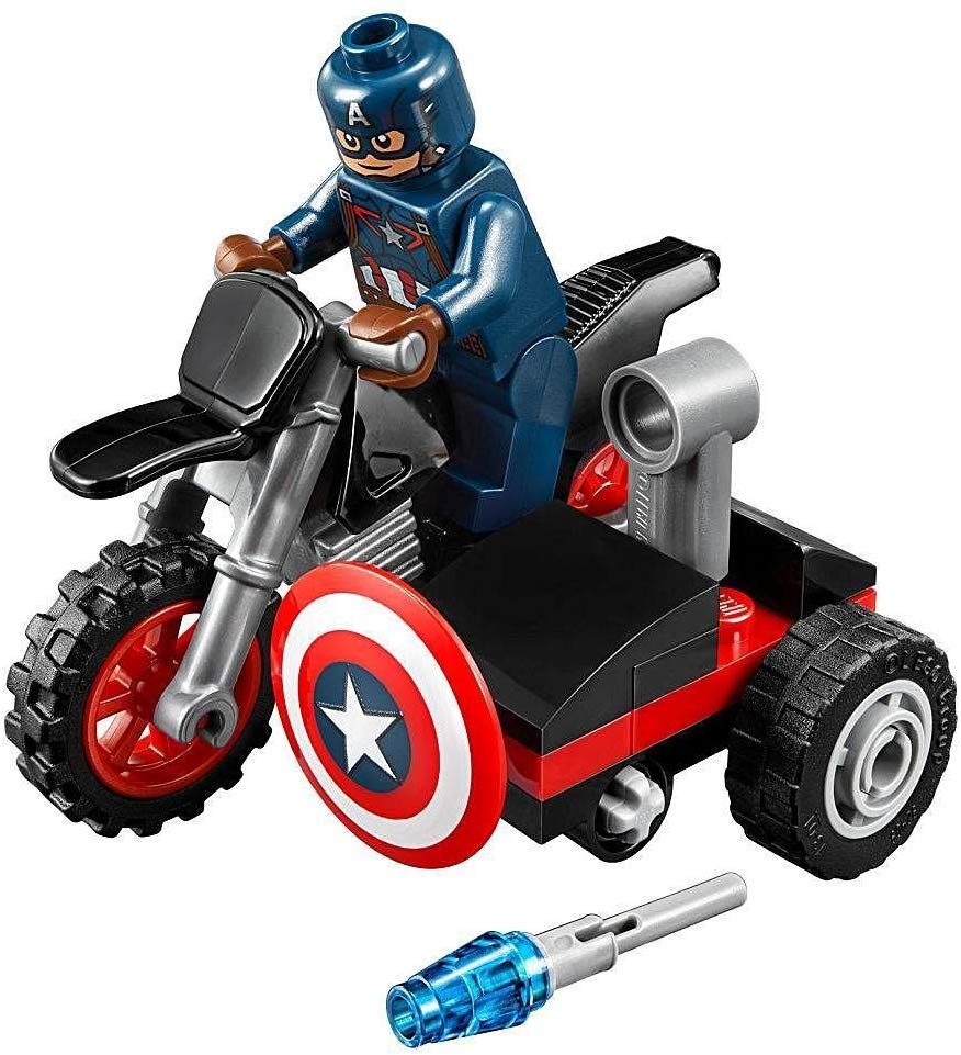 Lego Super Heroes Captain America 30447 S Motorcycle Polybag