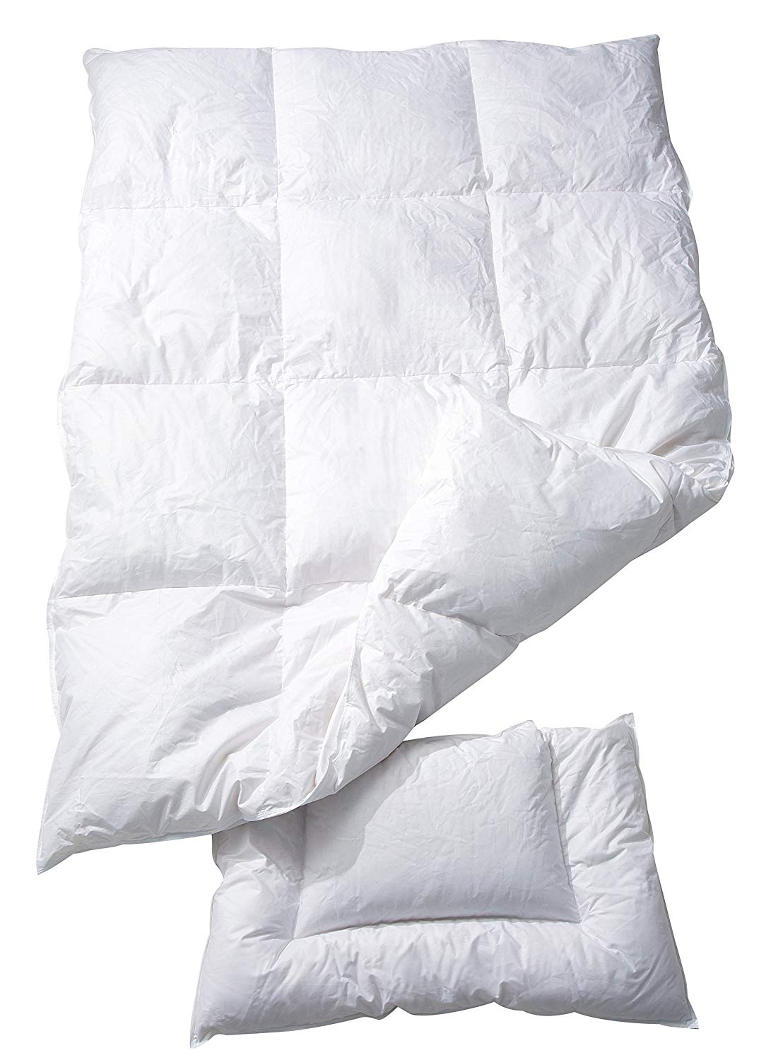 Koru Kids Single Duvet Cover Set 100 x 130 cm with Pillow 40 x 60 cm 100% German Down/Washable at 60 ° DOWN DUVET