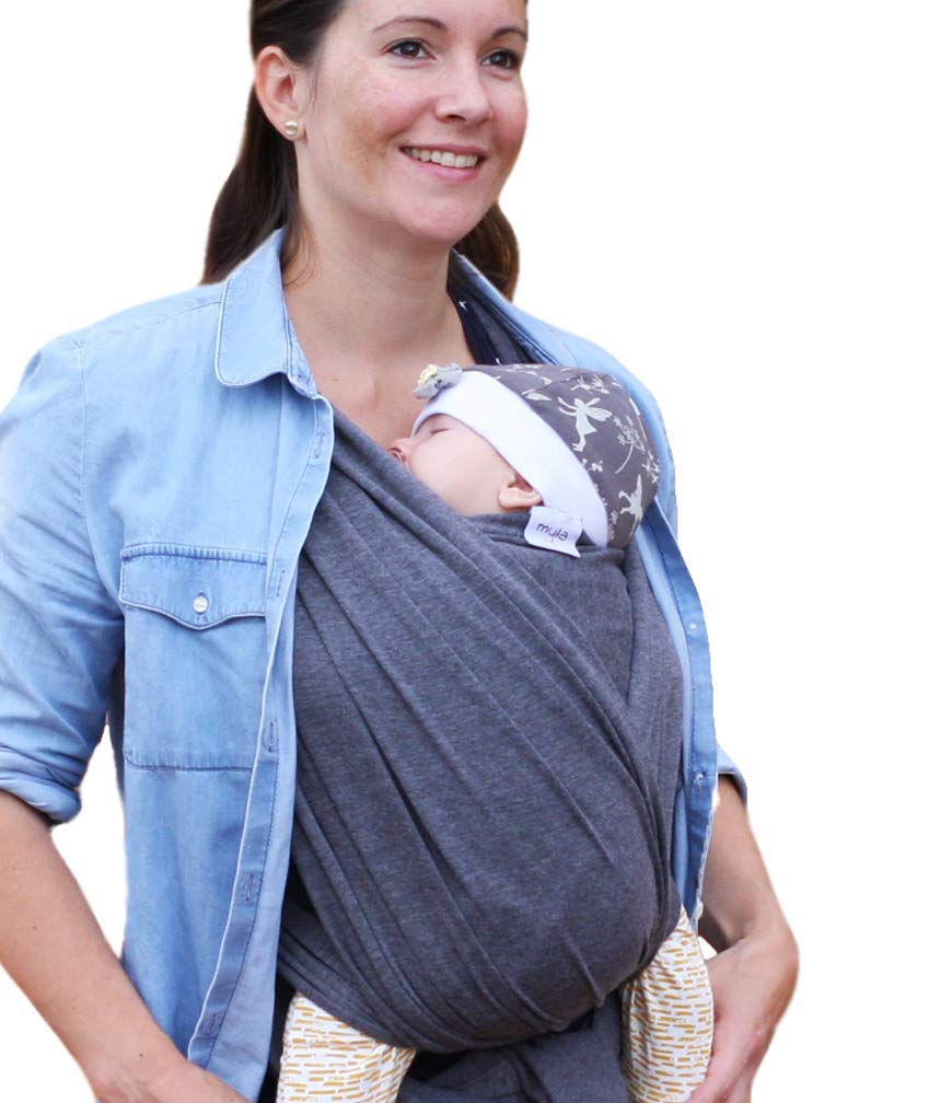 myla Elastic Baby Sling for Premature and Newborns Includes German Binding 