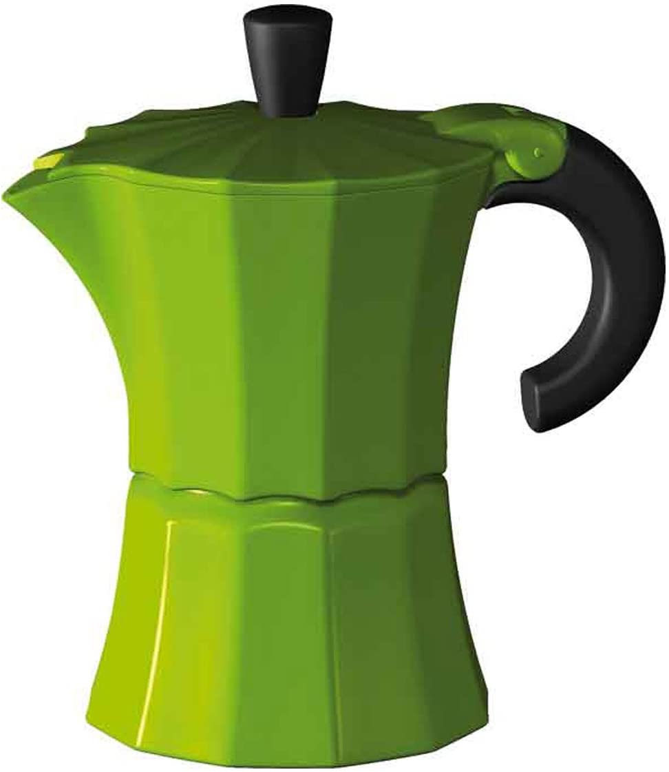 Gnali & Zani MOR004 Morosina 9-Cup Coffee Maker Green