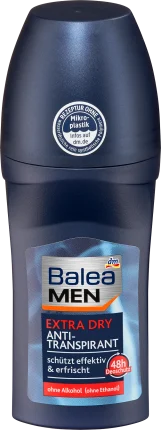 Balea MEN Antiperspirant deodorant roll-on extra dry, 50 ml