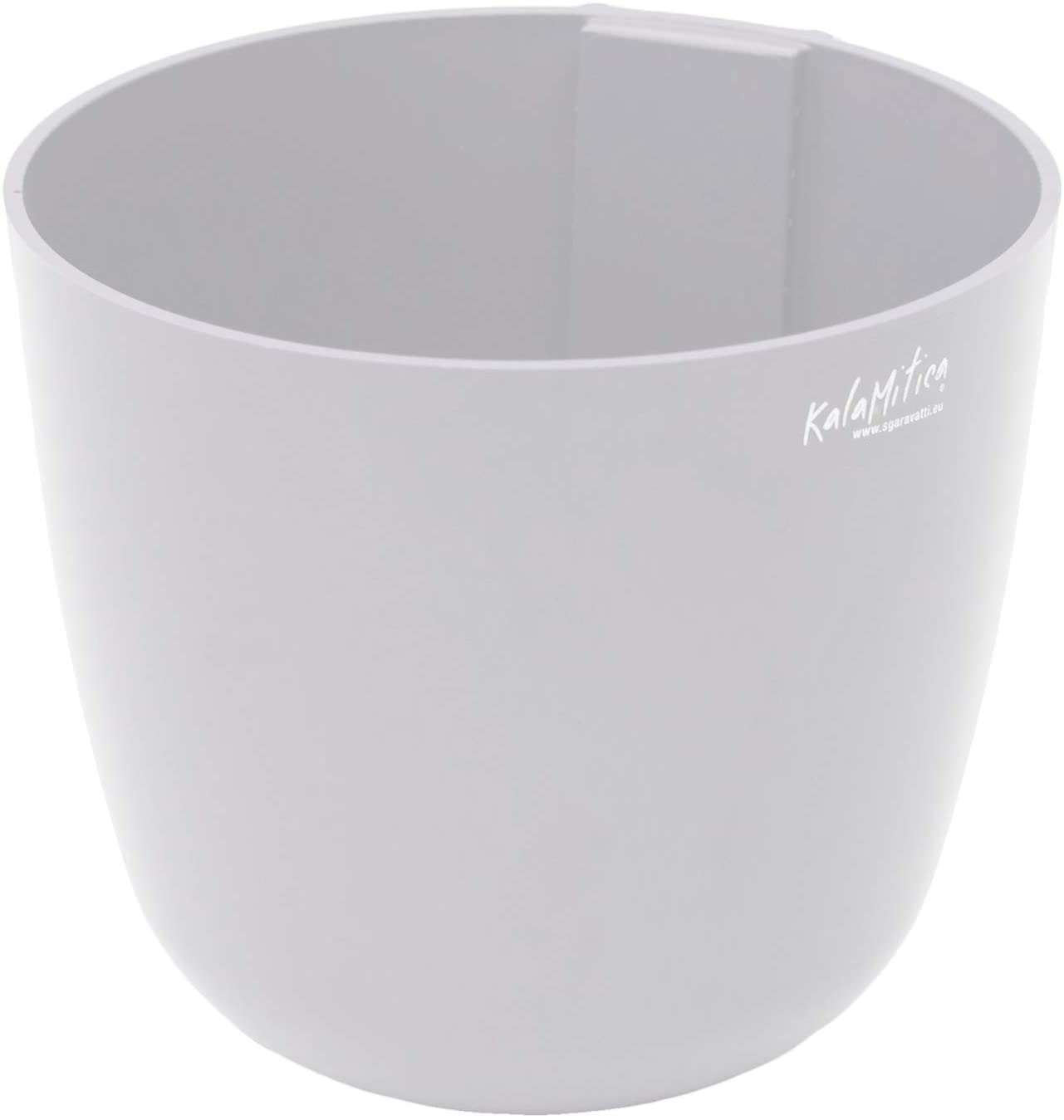 Kalamitica 14 Cm Diameter Boule Magnetic Pot - White