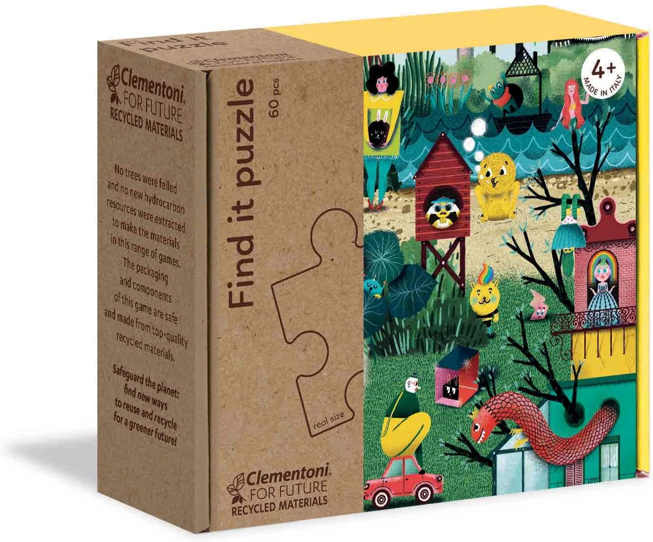 Clementoni-16219-Find it Into My Garden Children's Puzzle Multi-Coloured 16