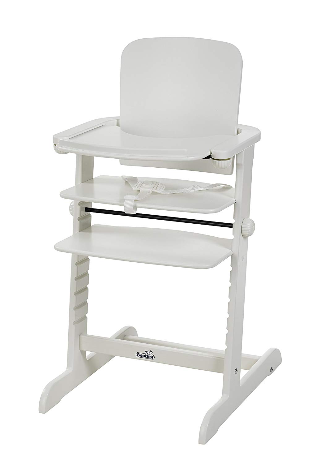 Geuther High Chair/Grows Family White White