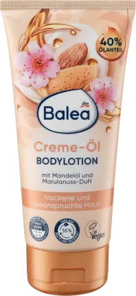 Bodylotion cream oil almond oil & marulan nut fragrance, 200 ml