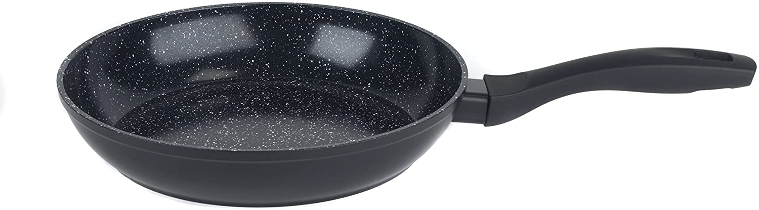 Russell Hobbs Stone Collection Frying Pan, Black, 24 cm