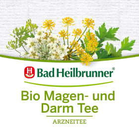 Bad Heilbrunner Medicinal tea, organic gastric & intestinal tea in a pyramid bag (12 x 2.5g), 30 g
