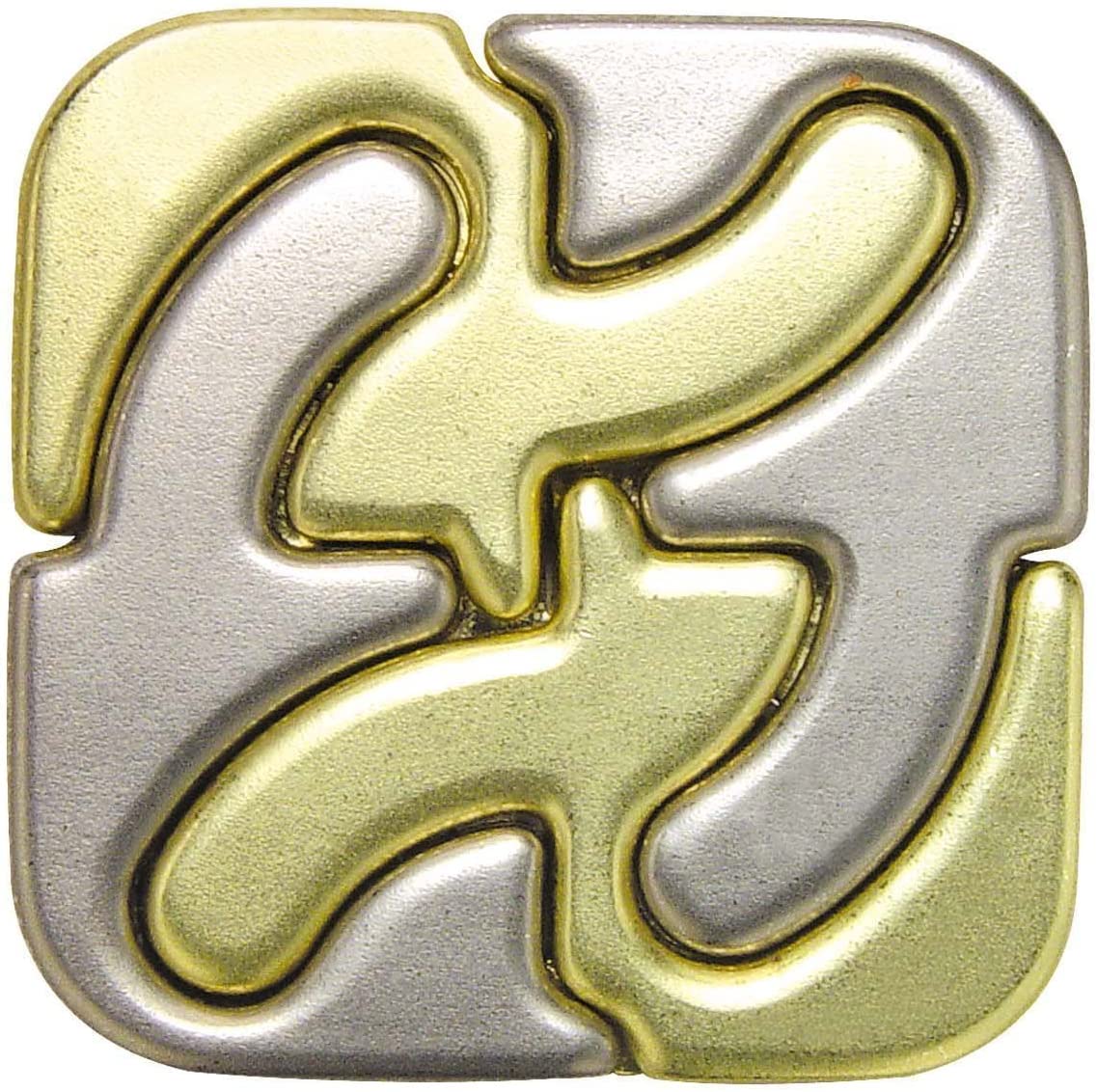 Bartl Huzzle Cast Puzzles, 50 Different High Quality Metal Puzzles for Experts Choose from a range of puzzles..., Square