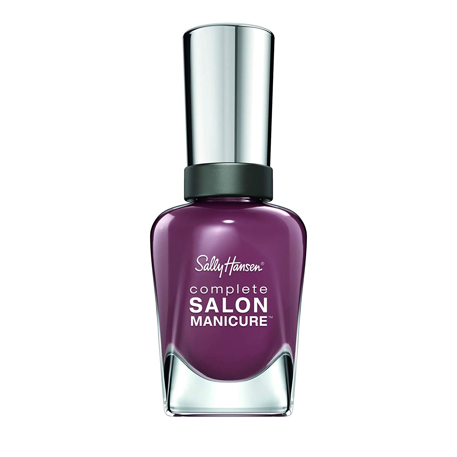 Sally Hansen Complete Salon Manicure Nail Polish Colour 360 Plums The Word Light Purple Pack of 1 x 15 ml, ‎plum's