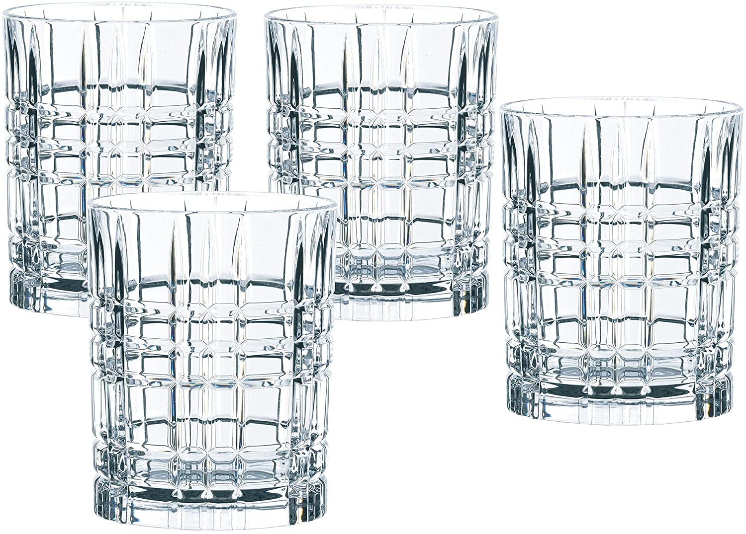 Spiegelau & Nachtmann, Tastes Good 103145 9-Piece Whisky Tumbler Set, 4x Glass Drinking Straws, 1x Cleaning Brush, 103145