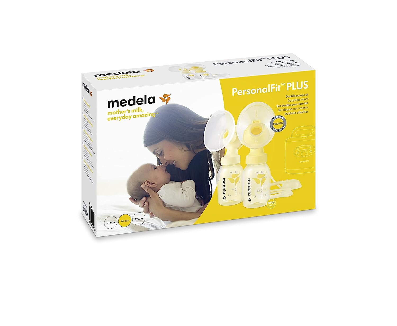 Medela Symphony PersonalFit Plus Double Pump Set Size S/M/L (L)
