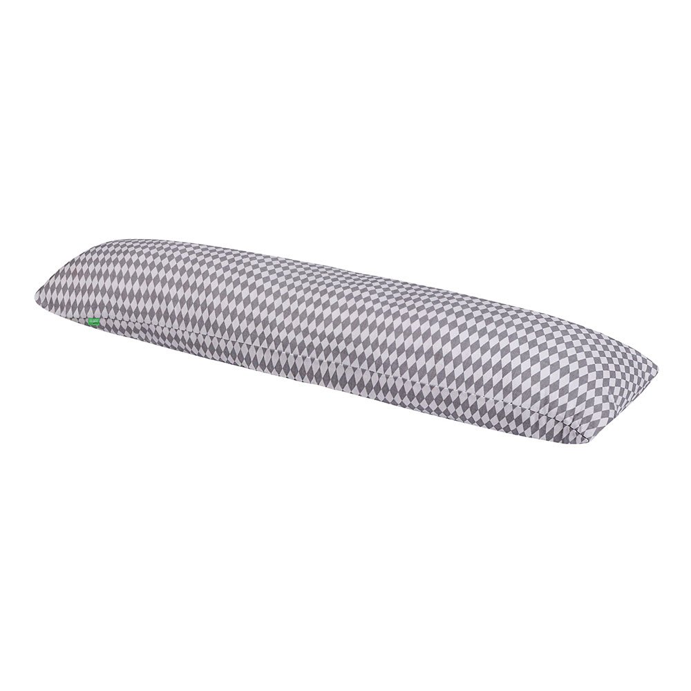Lulando Sleepside Body Pillow Pregnancy Pillow Body pillow (145 x 40 cm or 120 x 40 cm. Soft and comfortable pillow to sleep and Relax. Dimensions: 120 x 40 cm. Colour: Grey Diamonds/White