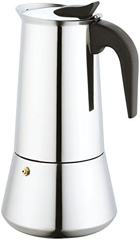 Hard panel stainless steel espresso moka coffee machine coffee machine percolator 9 cups 4 cup silver